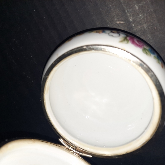 Vintage floral silent butler crumb catcher - Picture 3 of 5